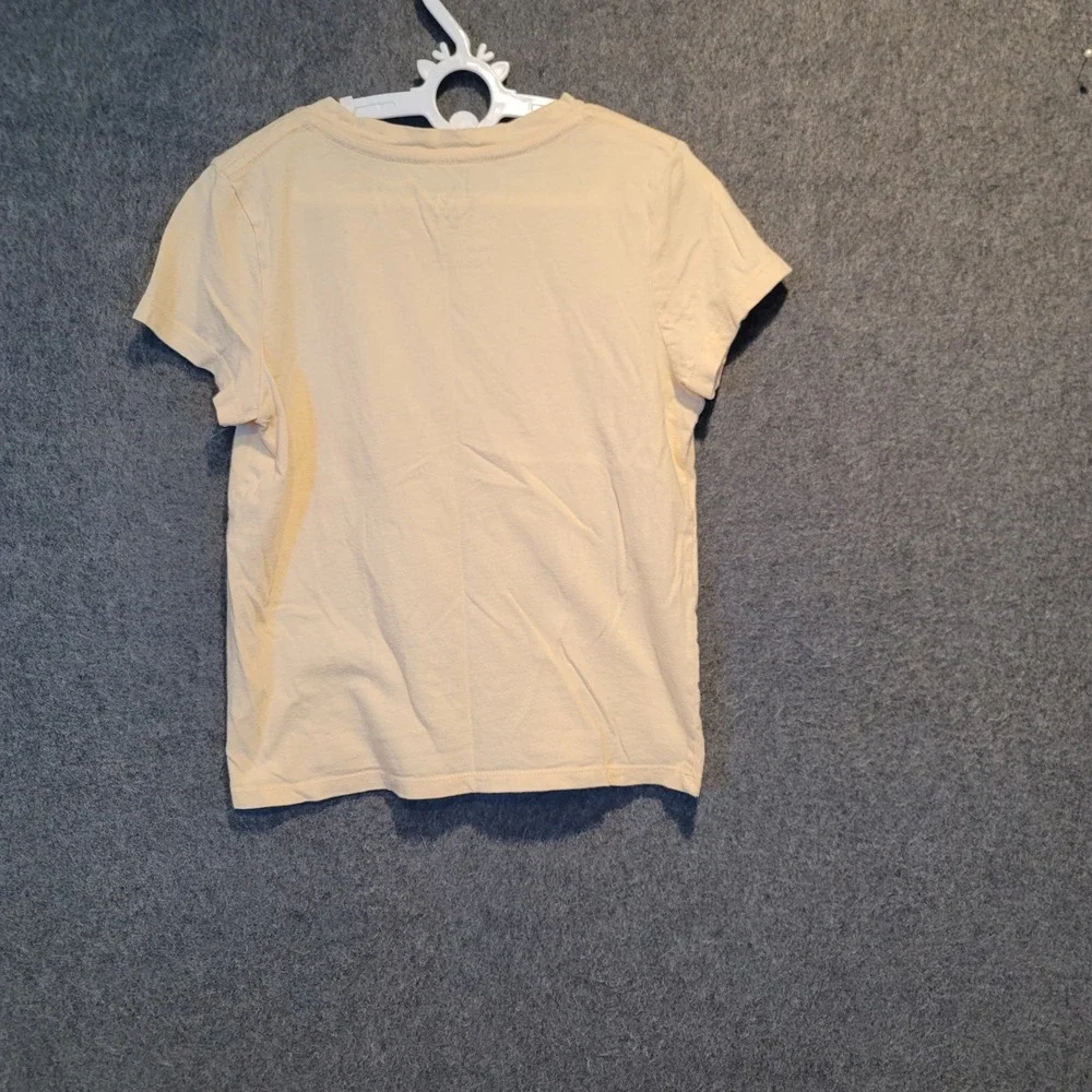 Billabong Kids Girls Graphic T‎ Shirt Cream Sun Waves Size S